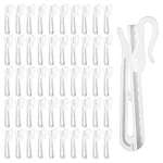 50 Pcs Adjustable Pinch Pleat Curtain Hooks Ratchet System Plastic Drapes New. Price: $16.61.