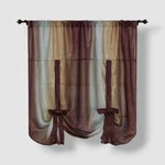 Achim Brown Chocolate Ombre Light Filtering Tie Up Window Shade, 50" X 63" New. Price: $21.00.