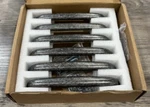 6PK Goo-ki Antique Weathered Nickel Drawer Handles Retro Bar Iron Cabinet Pulls Open. Price: $18.74.