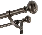 Double Curtain Rod 72 To 144 Inches, Heavy Duty Telescoping Drapery With ... New. Price: $72.27.