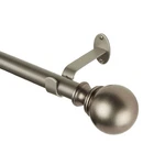 Elrene Home Fashions Cordelia Adjustable Single Curtain Rod With Globe Ball F... New. Price: $44.63.