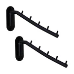 Pack Of 2 Folding Wall Mounted Clothes Suit Hangers Rack With Swing Arm Stain... New. Price: $34.32.
