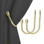 2 Pcs Curtain Holdbacks, Metal Decorative Tiebacks With End Cap Finia... New. Price: $21.07.
