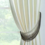 Brielle Home Venetian Braided Ropes Curtain Tieback Window Panels Natural New. Price: $13.25.