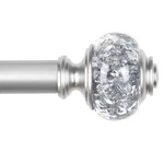 Silver Curtain Rods For Windows 48 To 84 Inch, Usfook 7/8 Telescoping Sp... New. Price: $38.48.