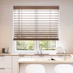 Dez Furnishings Cordless Faux Wood Blind 20.75 Dark Oak QJBK202480 New. Price: $55.99.