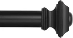 Ivilon Window Curtain Rod - End Cap Style, 1 Inch Pole, 28 To 48 Length, Black New. Price: $24.99.