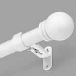 Amzseven Curtain Rods For Windows 16 To 76" - 1'' Pack, White New. Price: $33.11.