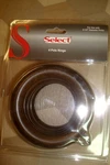 Nip Pc Select Wood Drapery Rod Rings For 1/4" Pole Mocha Ribbed 23-345-955 New. Price: $14.99.