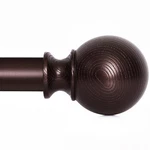 Briofox Bronze Curtain Rods For Windows 48 To 84 INCH(4-7.33FT) 1'' Diameter New. Price: $38.88.