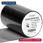 Secopad Black Window Screen Repair Tape, 3IN X 20FT (240IN) Kit Fo New. Price: $16.28.