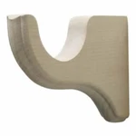 Kirsch Unfinished Wood Trends Bracket 1/2" Return For Pole (5503EG091) Open. Price: $17.49.