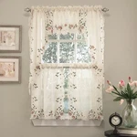 Sweet Home Collection 5 Pc Kitchen Curtain Set-valance Swag Choice Of 24" Or 36" New. Price: $48.39.
