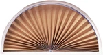 Redi Shade Arch Light Blocking Pleated Fabric 72"X36" Natural No Tools New. Price: $45.99.