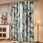 Subrtex Light Flitering Curtains 52WX84L, Room Darkening Vibrant Floral Drape... New. Price: $64.61.