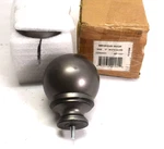 Exclusive Home Vine Curtain Rod Finial Set Matte Silver ER1015-02 66120 No Used. Price: $15.99.