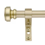 3/4" Knob Curtain Rod 18 To 36 Inches Antique Bra New. Price: $16.72.