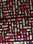 River Of Goods Multicolor Mosaic Window Panel Stained Glass 18X12 Inch + Chain New. Price: $29.00.