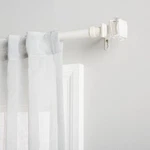 Exclusive Home Marquise 1" Curtain Rod And Coordinating Finial Set, Matte Whi... New. Price: $67.28.