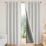 Joydeco Blackout Curtains For Bedroom 108 Inch Long 100% Light Blocking 2 Pa... New. Price: $37.23.