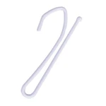Ailejia Curtain Hooks Single Prongs Metal White Long Pinch New. Price: $13.76.