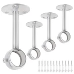 Ceiling Curtain Rod Brackets, 4 Pack Stainless Steel Heavy Duty H... New. Price: $15.30.
