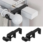 Outside Mount Blinds Curtain Rod Brackets 2 3" Deep Headrail Fit & New. Price: $24.80.