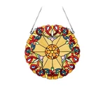 Chloe Lighting Adalee Tiffany-style Victorian Stained Glass Window Panel 20"... New. Price: $93.39.