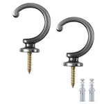 Dess 2 Pack Curtain Holdbacks Tiebacks Hooks Wall Mounted Hoo... New. Price: $16.93.