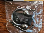 Umbra Nickel Drapery Scarf Curtain Holder Set 238221-410 Ball Of New. Price: $10.99.