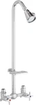 Homewerks Outdoor Shower Kit With Soap Dish, Rust-resistant Brushed Nickel New. Price: $166.99.