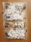 Ikea Vidga Curtain Sliding Gliders And Hooks 48 Pack White 204.830.02 New. Price: $19.99.