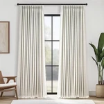 Topfinel Pinch Pleated Full Blackout Linen Curtains 84 For Bedroom Livin... New. Price: $51.83.
