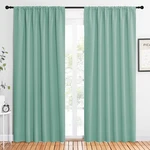 Panels Curtains 62 X 84 Thermal Insulated Blue Nicetown Blackout Pocket New. Price: $51.99.