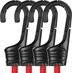 Heavy Duty Bungee Cords 24 In. Pack Strong Elastic Tie Down Straps Red Hooks New. Price: $16.99.