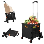 Selorss Folding Utility Portable Rolling Crate Handcart With Stair Climb... New. Price: $76.39.