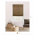 Chicology Light Filtering Cordless Natural Woven Bamboo Window Shade 32X64 Elk New. Price: $19.99.