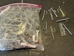 4.21 Lbs Vintage Curtain Pins Drapery Hooks Mixed Lot Metal Pleater Bulk Used. Price: $13.99.