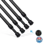 Goowin Pcs Tension Curtain Rods, No Drilling Spring, Adjustable 25-41" New. Price: $35.76.
