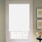 Joydeco Blackout Cordless Roller Shade White Fabric Blinds 28 X75 Open. Price: $39.99.