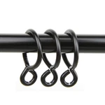 Rod Desyne 10 Count Eyelet Curtain Rings, Black New. Price: $12.71.