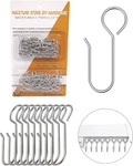 Metal Curtain Hooks For Drapes 100 Pack Drapery Track New. Price: $22.40.