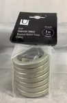 Umbra 1 Clip Drapery Rings Set Of 7 Brushed Nickel Finish New. Price: $7.99.