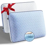 Sofslee Gel Memory Foam Pillows Standard Size Set (pack 2), White New. Price: $72.99.
