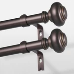 Wolistsa 2 Pack Wood Curtain Rods For Windows 48 To 84 Inch Boho Vintage New. Price: $68.72.