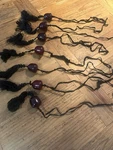 Antique Curtain Tassel Tie Backs 1900 Vintage Ribbon (8) Art Deco. Price: $49.99.