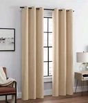 Eclipse Andover Solid Tripleweave Thermal Blackout Grommet Curtains For Bedroom New. Price: $14.26.