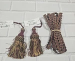 Brimar 4.5" Decorative Key Tassel Admiralty Trim Camel / Cabernet Taupe# New. Price: $13.19.