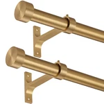 2-PACK Curtain For Windows 16-28",ADJUSTABLE Rods With Pre... New. Price: $36.89.