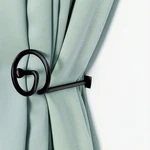 Hold Black Set Of 4 For Wall, Tiebacks Pull New. Price: $25.95.